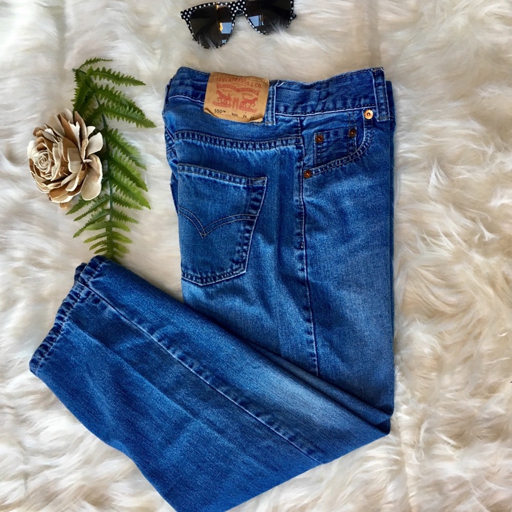 Levi’s Strauss 550 Blue Jeans Size 9 Regular